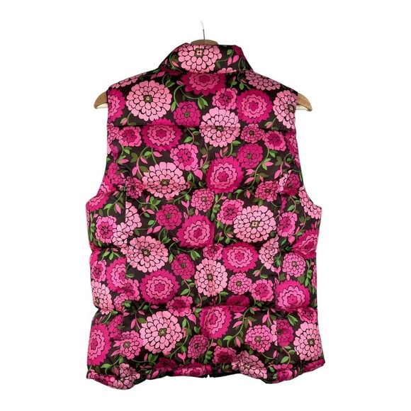 Lilly Pulitzer‎ Libbi Reversible Duck Down Blend Vest size Medium Pink/Blue - Picture 4 of 6